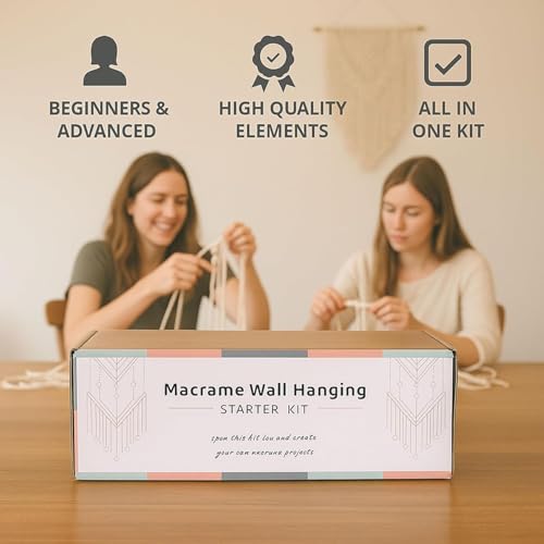 DIY Macrame Kit for Beginners with 9 Macrame Projects Ebook