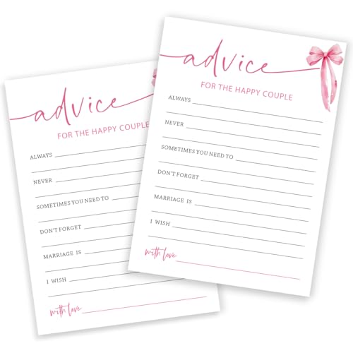 Bridal Shower Games Cards (25 Count)