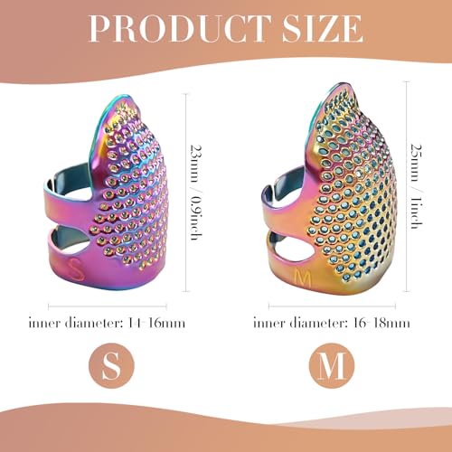 4Pcs Sewing Thimbles
