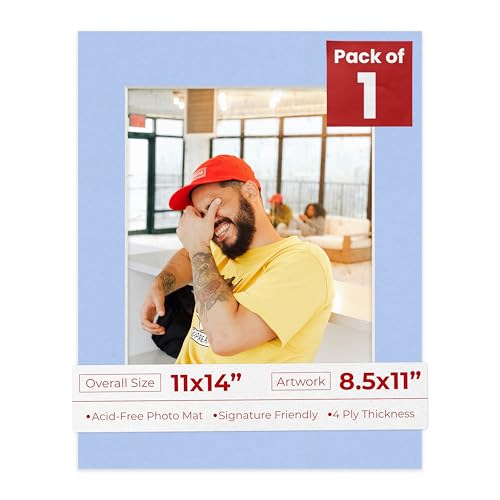 11x14 Mat for 8.5x11 Photo