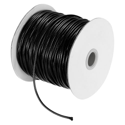 Waxed Cord 2.5mm Waxed Polyester Cord 87 Yard Wax String for Bracelet Making