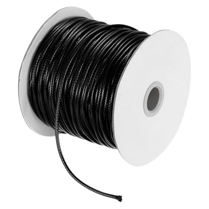Waxed Cord 2.5mm Waxed Polyester Cord 87 Yard Wax String for Bracelet Making