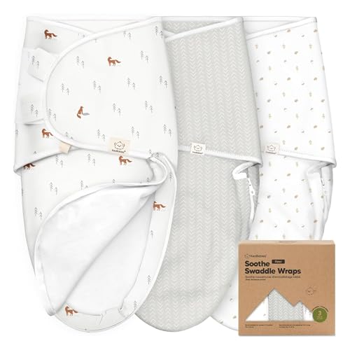 Newborn Swaddles with Zippers (3 Count)