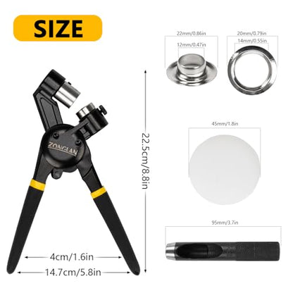 Heavy Duty Grommet Tool Kit with 1 (3600 Count)