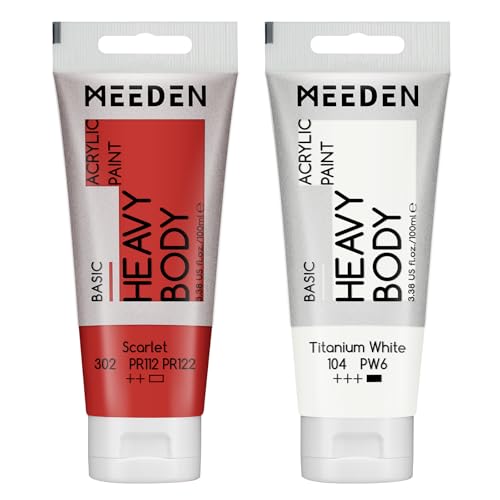 Acrylic Paint Scarlet Red (6.76 Fl Oz)