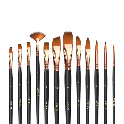Artist Paint Brush Set (12 Count)