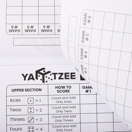 Perforated Score Pads for Yahtzee (2 Count)