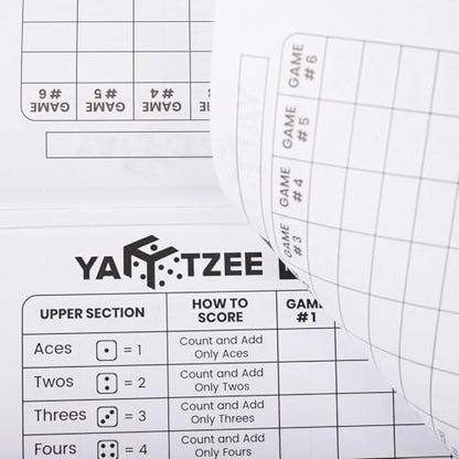Perforated Score Pads for Yahtzee (2 Count)