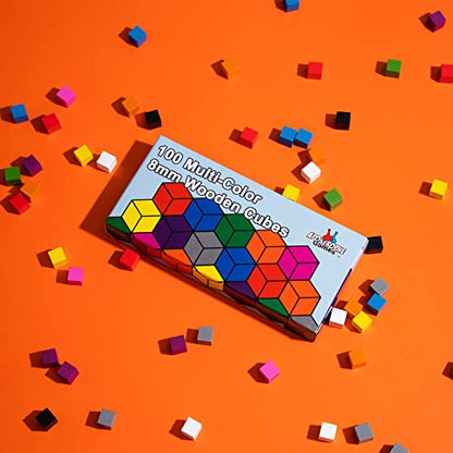 100 Wooden Cubes (100 Count)