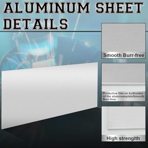 1 Pack 5052 Aluminum Sheet Metal 12" x 36" Aluminum Plate 1