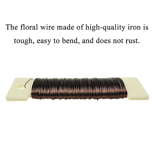 26Gauge Coffee Color Metal Floral Wire
