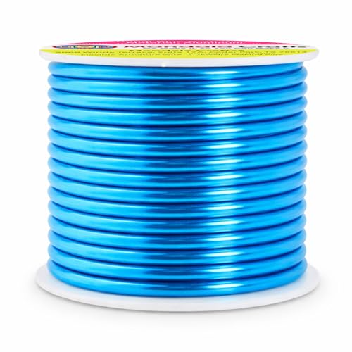 10 Gauge Bondi Blue Anodized Aluminum Craft Wire