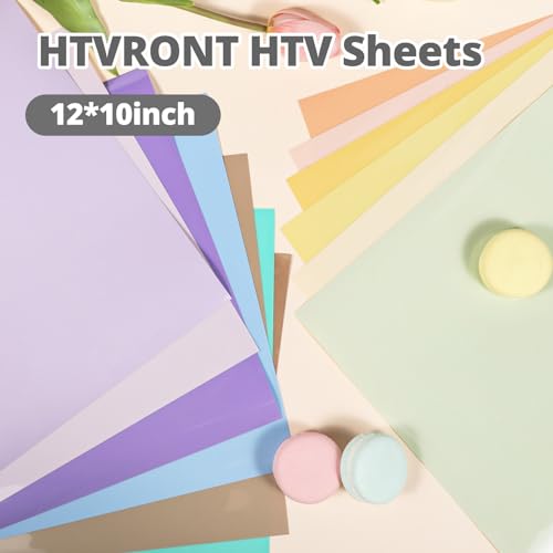 Pastel Heat Transfer Vinyl Boho Color