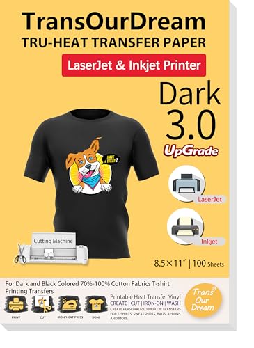 Iron on Heat Transfer Paper for Dark T Shirts