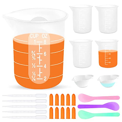 Silicone Resin Measuring Cups
