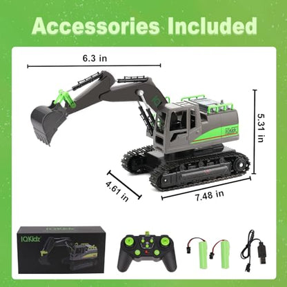 Remote Control Excavator Toys for Boys 4