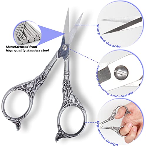 Embroidery Sewing Scissors Stainless Steel for Cross Stitch Cutting