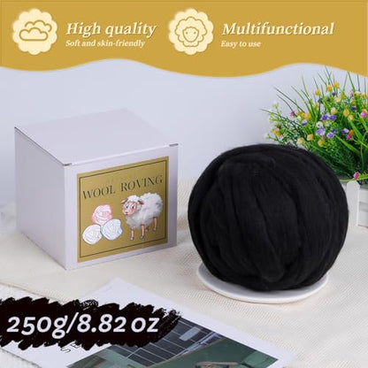 Wool Roving Bulk (8.8 Ounce)