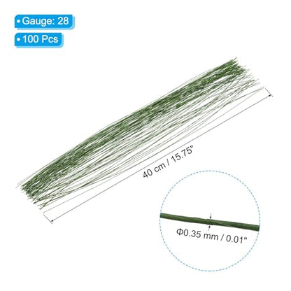 28 Gauge 16" Floral Stem Wire