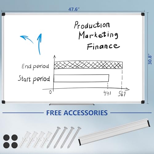 XBoard Magnetic Whiteboard 48 x 31 inch