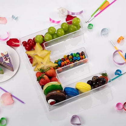 11" Clear Acrylic Letter & Number Charcuterie Tray