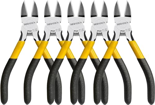 Wire Cutter 5 inch Cutting Pliers Diagonal Cutter Snipper 5 Pack