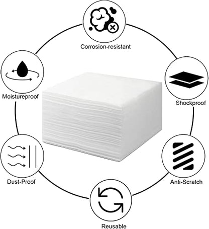 100 Pack Foam Wrap Sheets for Packing Storage Shipping Moving Supplies (100 Count)