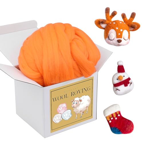 Wool Roving Bulk (8.8 Ounce)