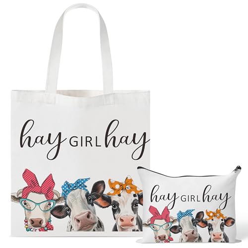 Fall Cow Tote Bag