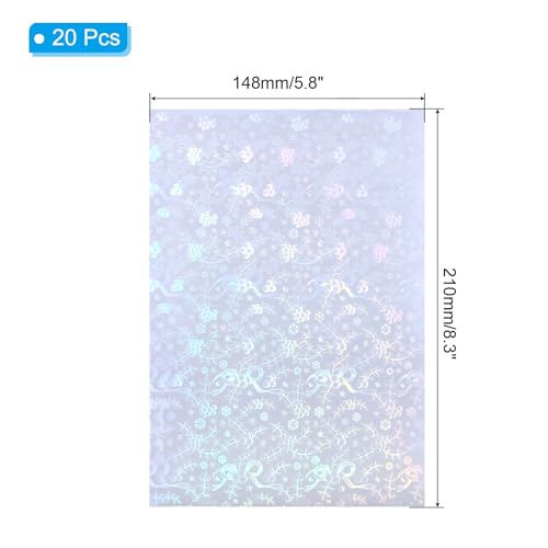 8.3x5.8 Holographic Sticker Paper (20 Count)
