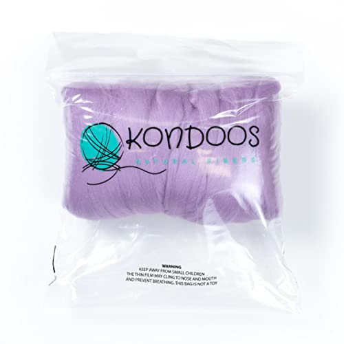 Colored Natural Wool roving (8 Ounce)