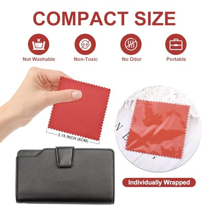 Silver Polishing Cleaning Cloth for Sterling Silver (50 Count)