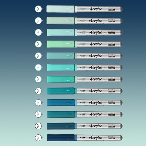 Mint Green Acrylic Paint Pens