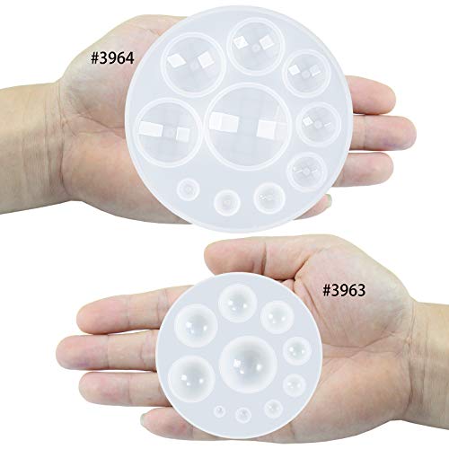 Mini Dome Cabochon Gemstone Pastry Silicone Mold for Cake Decoration