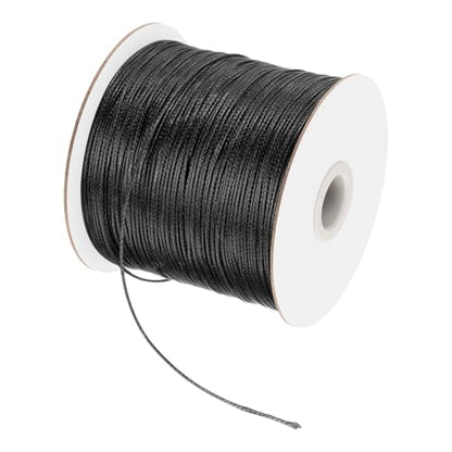 Waxed Cord 0.5mm Waxed Polyester Cord 175 Yard Wax String for Bracelet Making