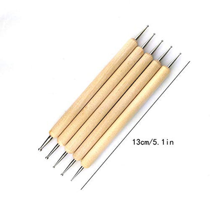 20Pcs Silicone Clay Sculpting Tool Clay Shaping Modeling Wipe Out Tools (20 Count)