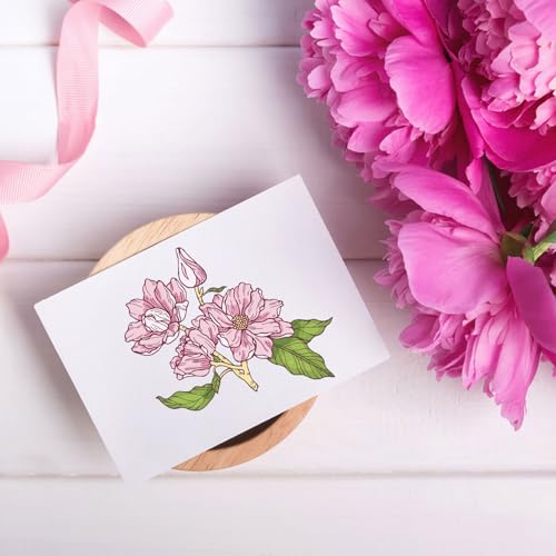 Realistic Magnolia Stamps & Dies & Layering Coloring Stencil Set