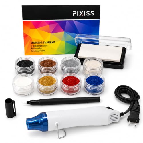 Embossing Kit with Heat Tool Bundle