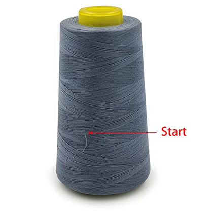 4 Cones of 3000 Yards Each Spool Thread for All Purpose (36000 Foot)