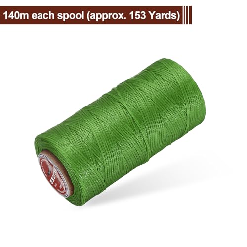 Flat Leather Sewing Waxed Thread