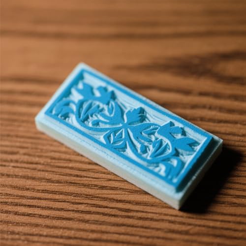 20 Pcs 4" x 6" Blue Rubber Carving Blocks (20 Count)