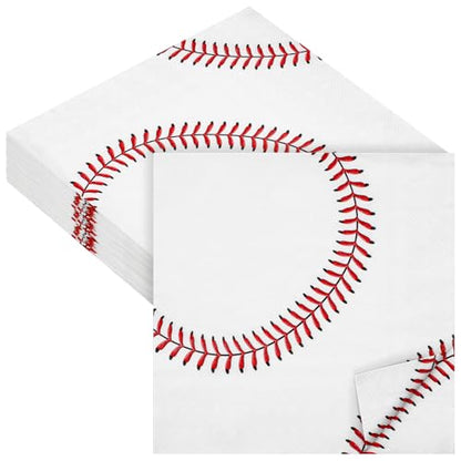 48 Pieces Baseball Napkins (48 Count)