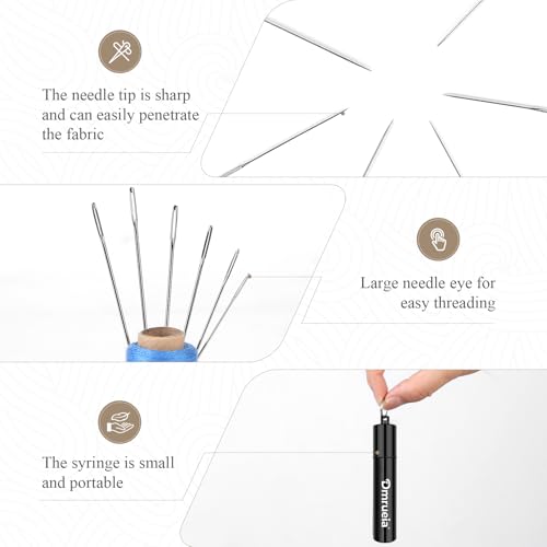 60 Pcs Large Eye Embroidery Needles (60 Count)