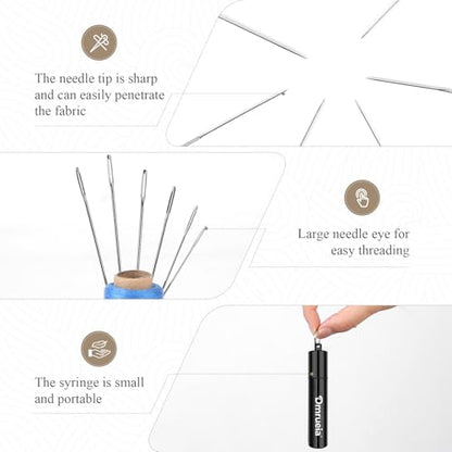 60 Pcs Large Eye Embroidery Needles (60 Count)