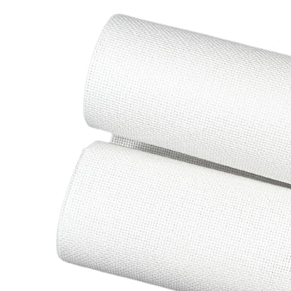 2 Sheets of White 14 Count Aida Cloth
