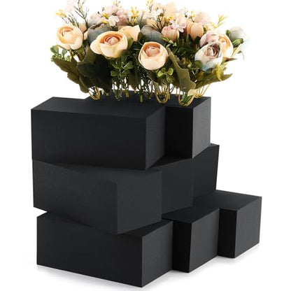 12 Pcs Reusable Floral Foam Blocks Water Weather Resistant Dry Floral Foam for Artificial Flower Arrangements Outdoor Flower Boxes Outside Hanging Planters Wedding Home Decor