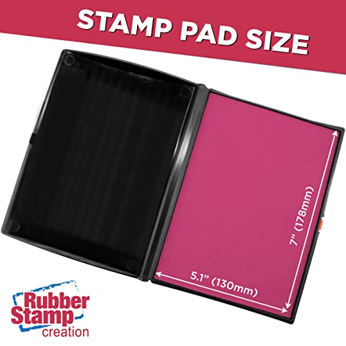 Large Premium Pink Ink Stamp Pad