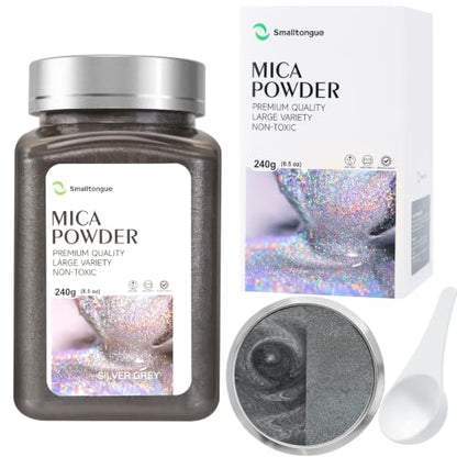 Mica Powder Silver Grey