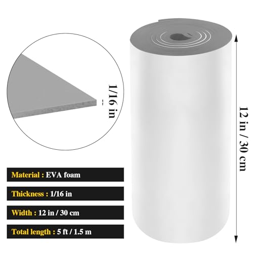 Adhesive Foam Padding Closed Cell EVA Foam Sheets Insulation Board Foam Sheet Pad with Sticky Back