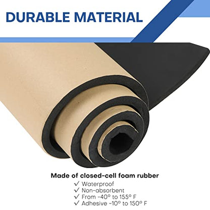Sponge Neoprene Roll with Adhesive
